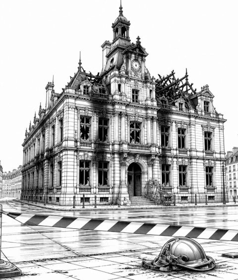 ai-france-protests-riot-city-hall