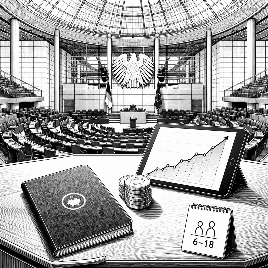 Bundestag beschließt Frühstart-Rente: 10 Euro Monatsstart für 6- bis 18-Jährige Bundestag beschließt Frühstart-Rente: 10 Euro Monatsstart für 6- bis 18-Jährige