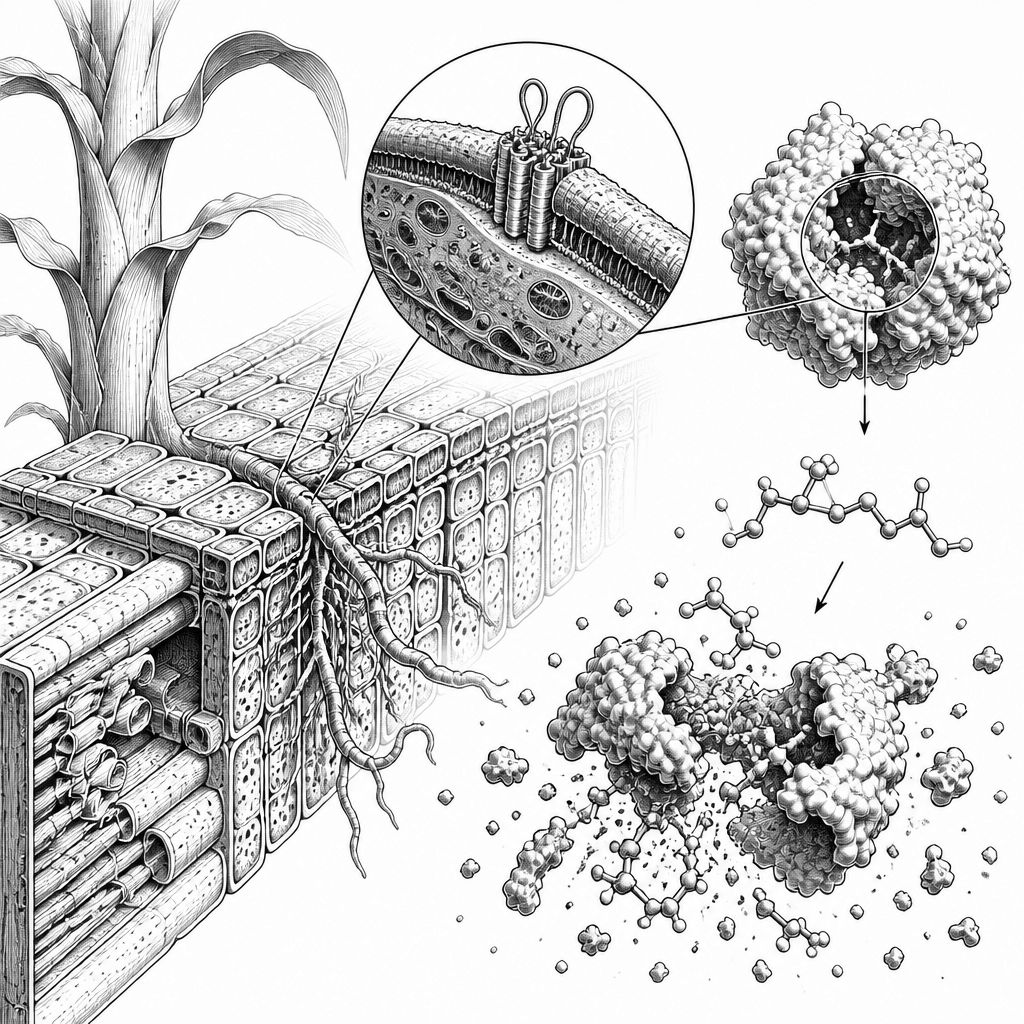 Wie ein pilzlicher GPCR über Pflanzenenzyme ausgelöst wird Wie ein pilzlicher GPCR über Pflanzenenzyme ausgelöst wird