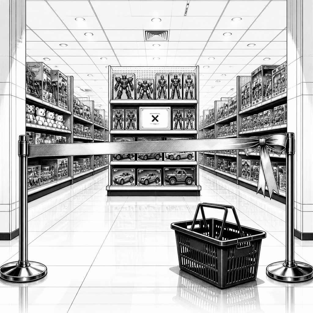 Galeria-Inszenierung: Playmobil & andere Marken bleiben hinter Flatterband gesperrt Galeria-Inszenierung: Playmobil & andere Marken bleiben hinter Flatterband gesperrt