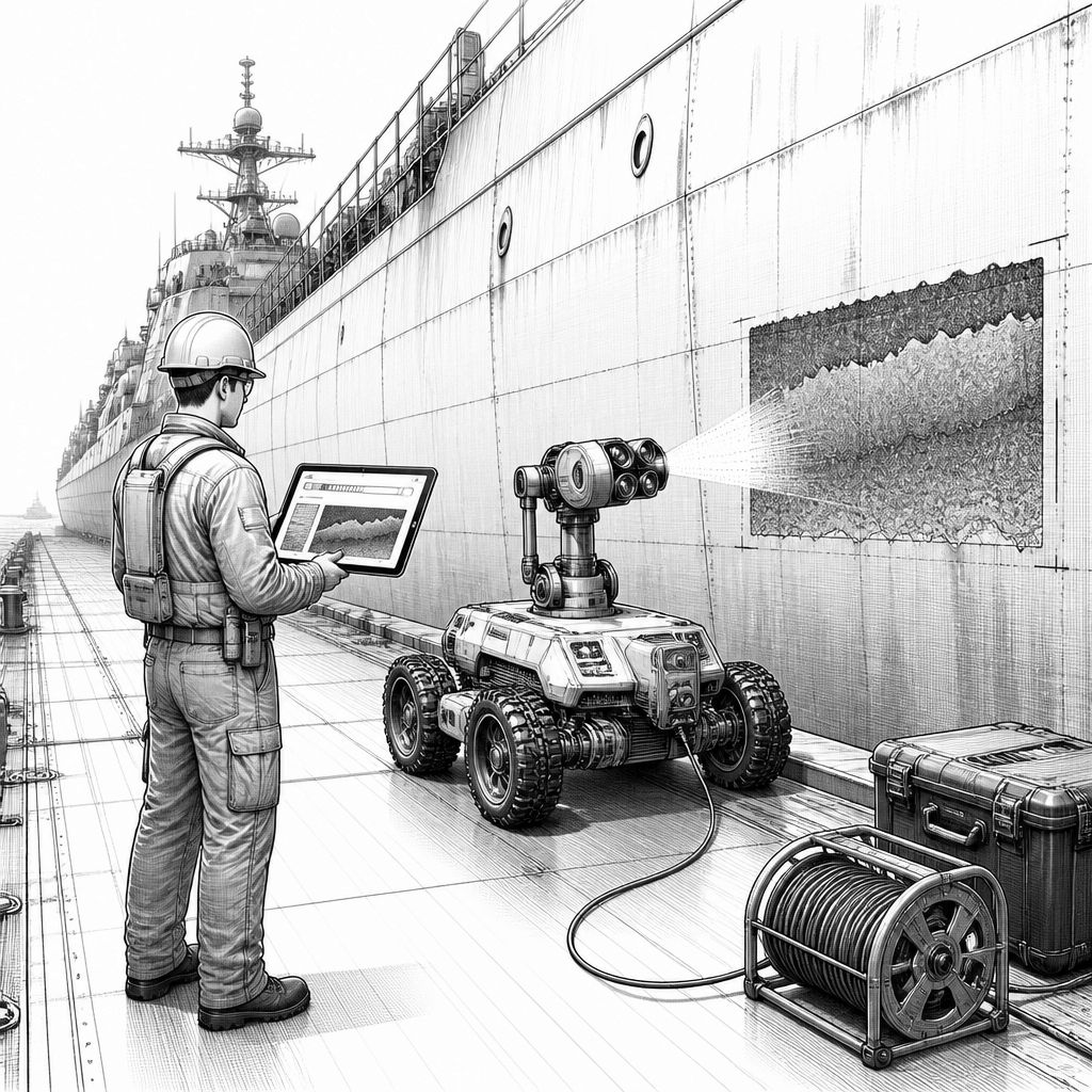 US Navy erweitert KI-Roboter-Inspektion: Vertrag wächst auf 300 Mio. Dollar US Navy erweitert KI-Roboter-Inspektion: Vertrag wächst auf 300 Mio. Dollar
