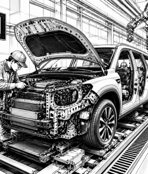ai-general-motors-hybrid-suv-michigan