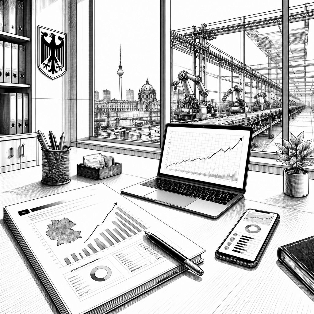 Deutsche Wirtschaft wächst stärker: 1,3 % für 2025, Reformdruck bleibt Deutsche Wirtschaft wächst stärker: 1,3 % für 2025, Reformdruck bleibt