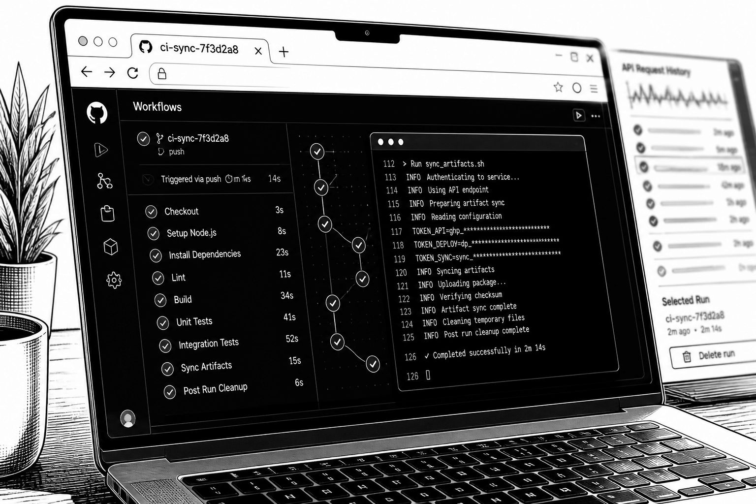 Gheist-Angriff missbraucht GitHub-Token und exfiltriert Secrets via Actions Gheist-Angriff missbraucht GitHub-Token und exfiltriert Secrets via Actions
