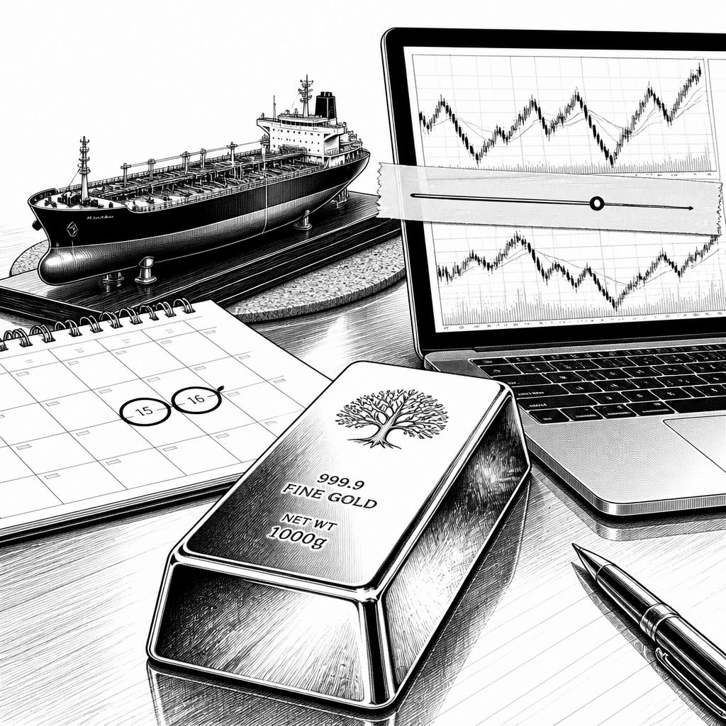 Gold seitwärts: Fed-Sitzung, PCE-Daten und Nahost treiben den Markt Gold seitwärts: Fed-Sitzung, PCE-Daten und Nahost treiben den Markt