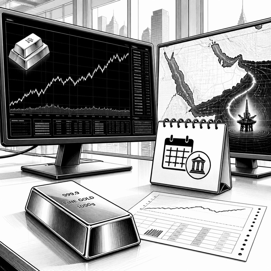 Gold relativ stabil: Fed-Zinsroute und Ölrisiken treiben die Märkte Gold relativ stabil: Fed-Zinsroute und Ölrisiken treiben die Märkte