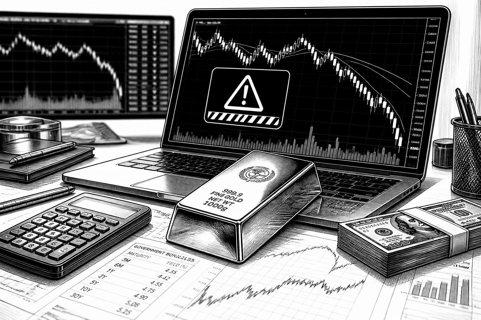 Gold unter Druck durch Nachschussverkäufe: Banken halten trotzdem an Zielen fest Gold unter Druck durch Nachschussverkäufe: Banken halten trotzdem an Zielen fest