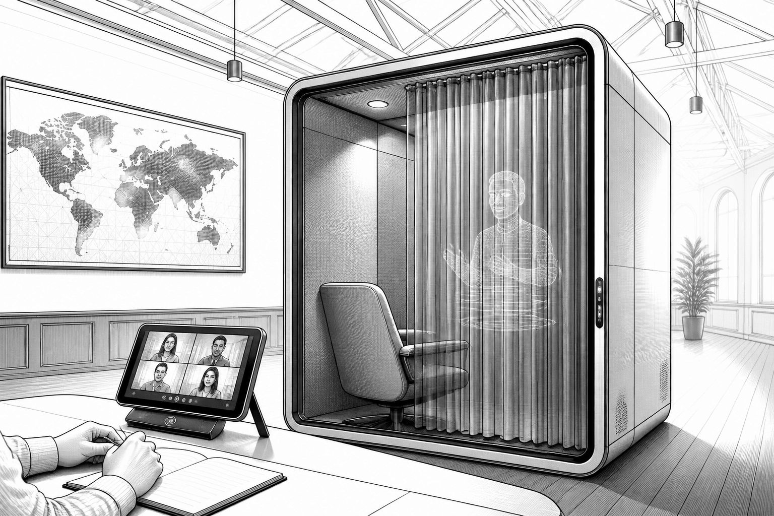 Google Beam erweitert 3D-Meetingbooth auf 20 USO-Standorte Google Beam erweitert 3D-Meetingbooth auf 20 USO-Standorte
