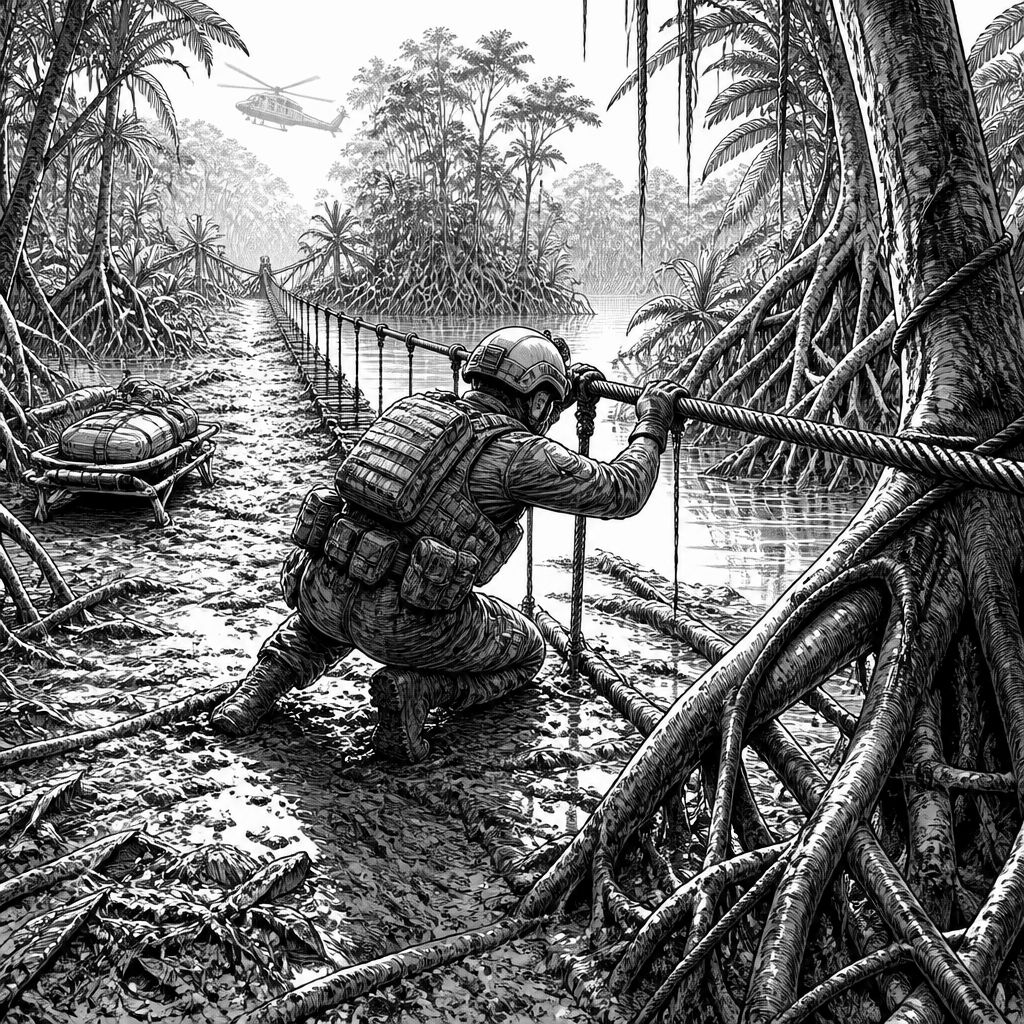 „Green Mile“ in Panama: Jungle-Training der US-Streitkräfte im Detail „Green Mile“ in Panama: Jungle-Training der US-Streitkräfte im Detail