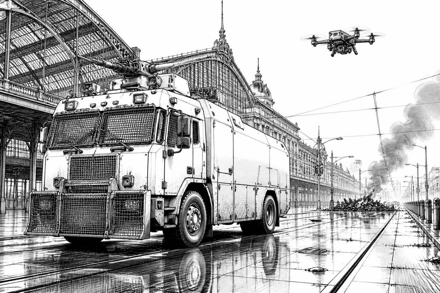 Hamburger Demo eskaliert: Pyrotechnik, Pfefferspray und Wasserwerfer im Einsatz Hamburger Demo eskaliert: Pyrotechnik, Pfefferspray und Wasserwerfer im Einsatz