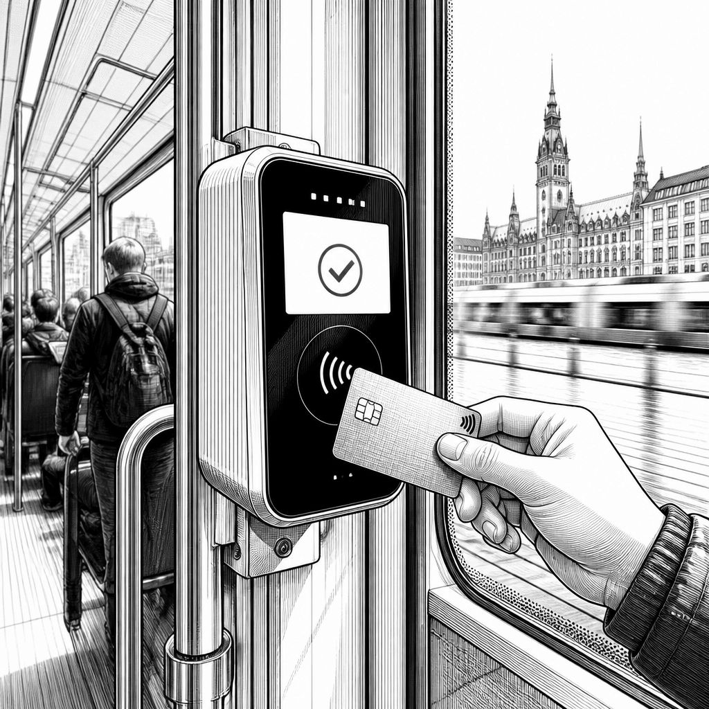 Hamburger Hochbahn: Kreditkarte als kontaktloser Fahrschein bis 2030 Hamburger Hochbahn: Kreditkarte als kontaktloser Fahrschein bis 2030
