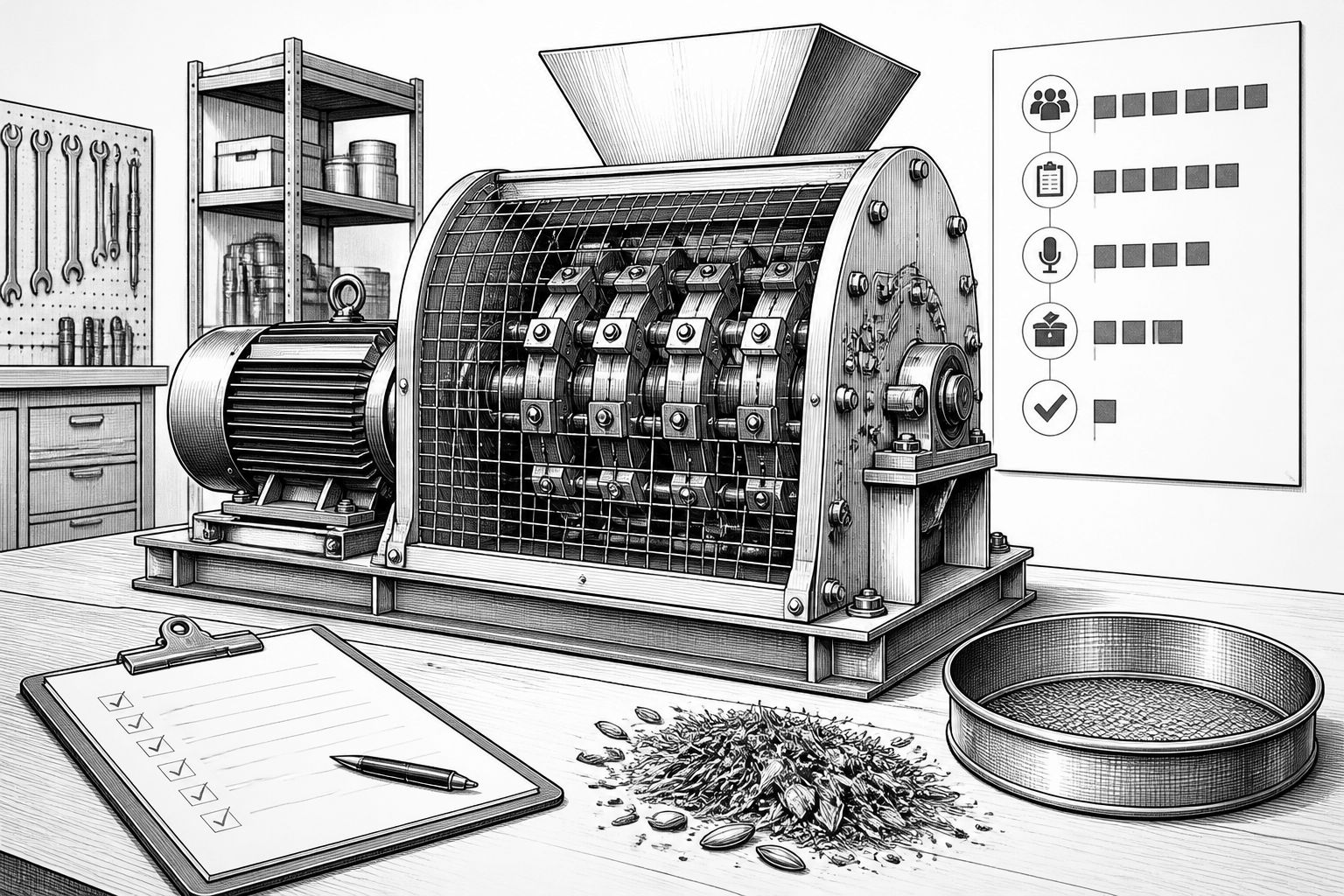 Madison wählt Namen für neue Hammermühle in der Engineering-Abteilung Madison wählt Namen für neue Hammermühle in der Engineering-Abteilung