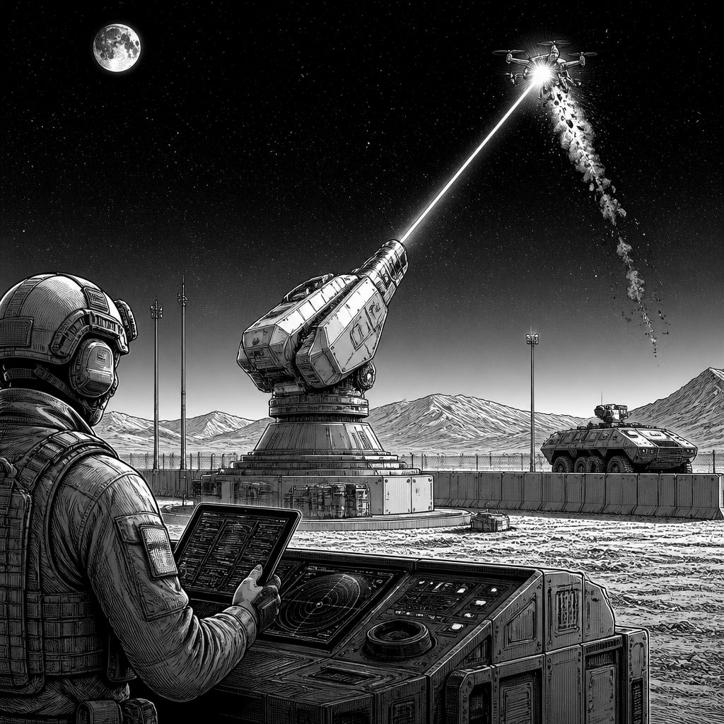 Hanwha-Laser Cheongwang: stationäre Luftabwehr trifft Drohnen im Live-Test Hanwha-Laser Cheongwang: stationäre Luftabwehr trifft Drohnen im Live-Test
