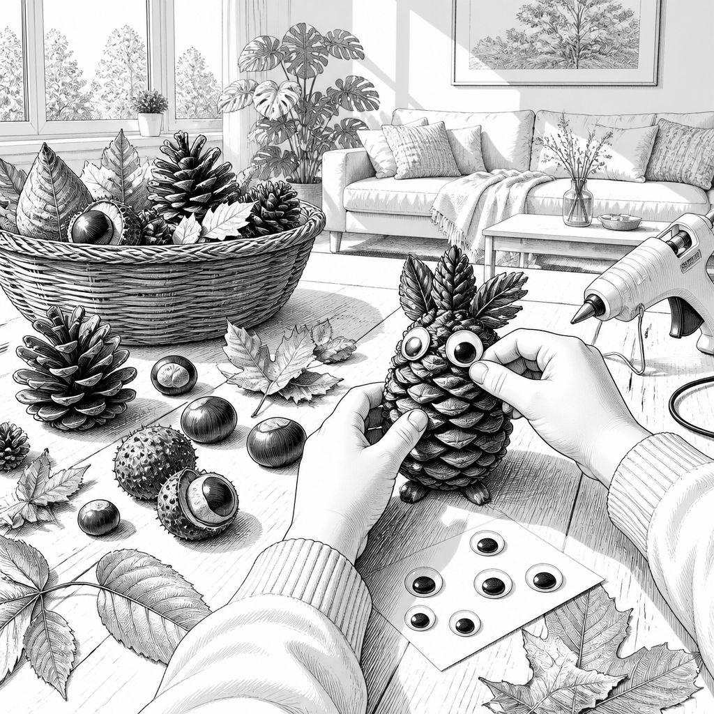 Herbst-DIYs mit Naturmaterialien: 12 Ideen für Kinder, Basteln ohne Kaufzwang Herbst-DIYs mit Naturmaterialien: 12 Ideen für Kinder, Basteln ohne Kaufzwang