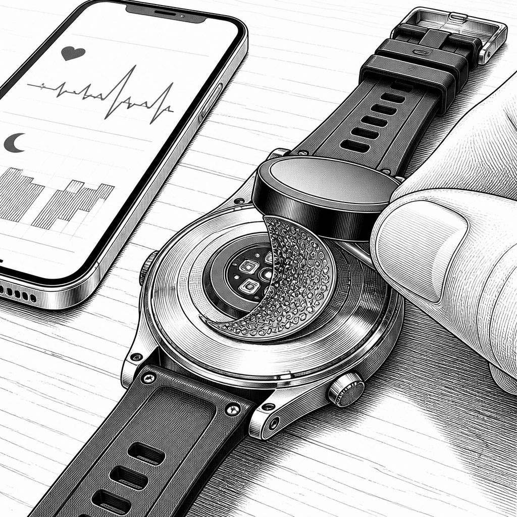 Hiyd: Unsichtbares Health-Tracking mit Microsuction am Smartwatch-Backplate Hiyd: Unsichtbares Health-Tracking mit Microsuction am Smartwatch-Backplate