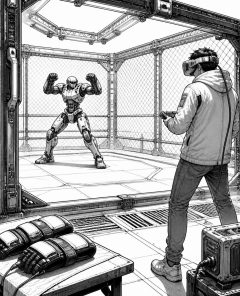 ai-humanoid-robot-cage-fight