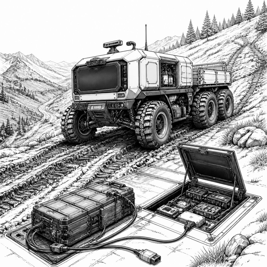 Hunter WOLF: Autonomes 6×6-Elektrofahrzeug für den „Last Tactical Mile“-Einsatz Hunter WOLF: Autonomes 6×6-Elektrofahrzeug für den „Last Tactical Mile“-Einsatz