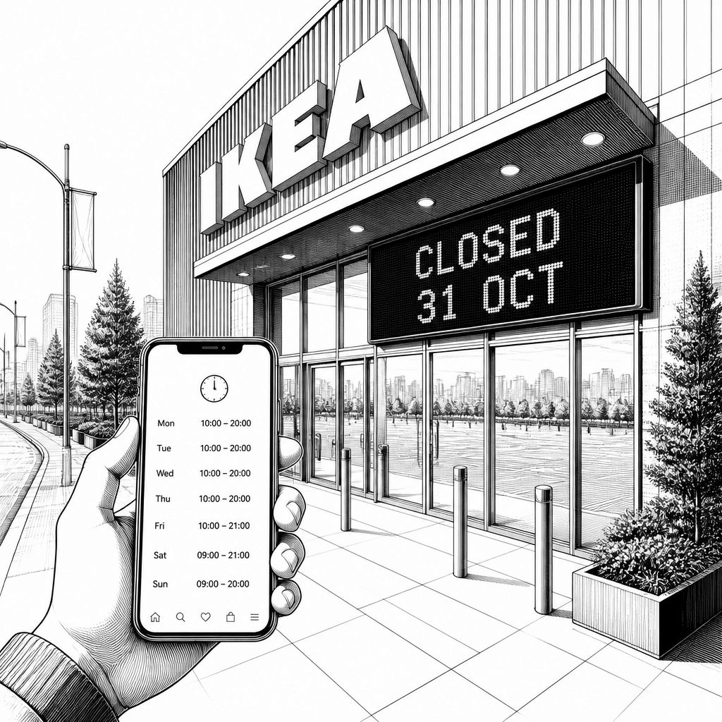 IKEA ändert im Oktober die Öffnungszeiten: Reformationstag & Ferien IKEA ändert im Oktober die Öffnungszeiten: Reformationstag & Ferien