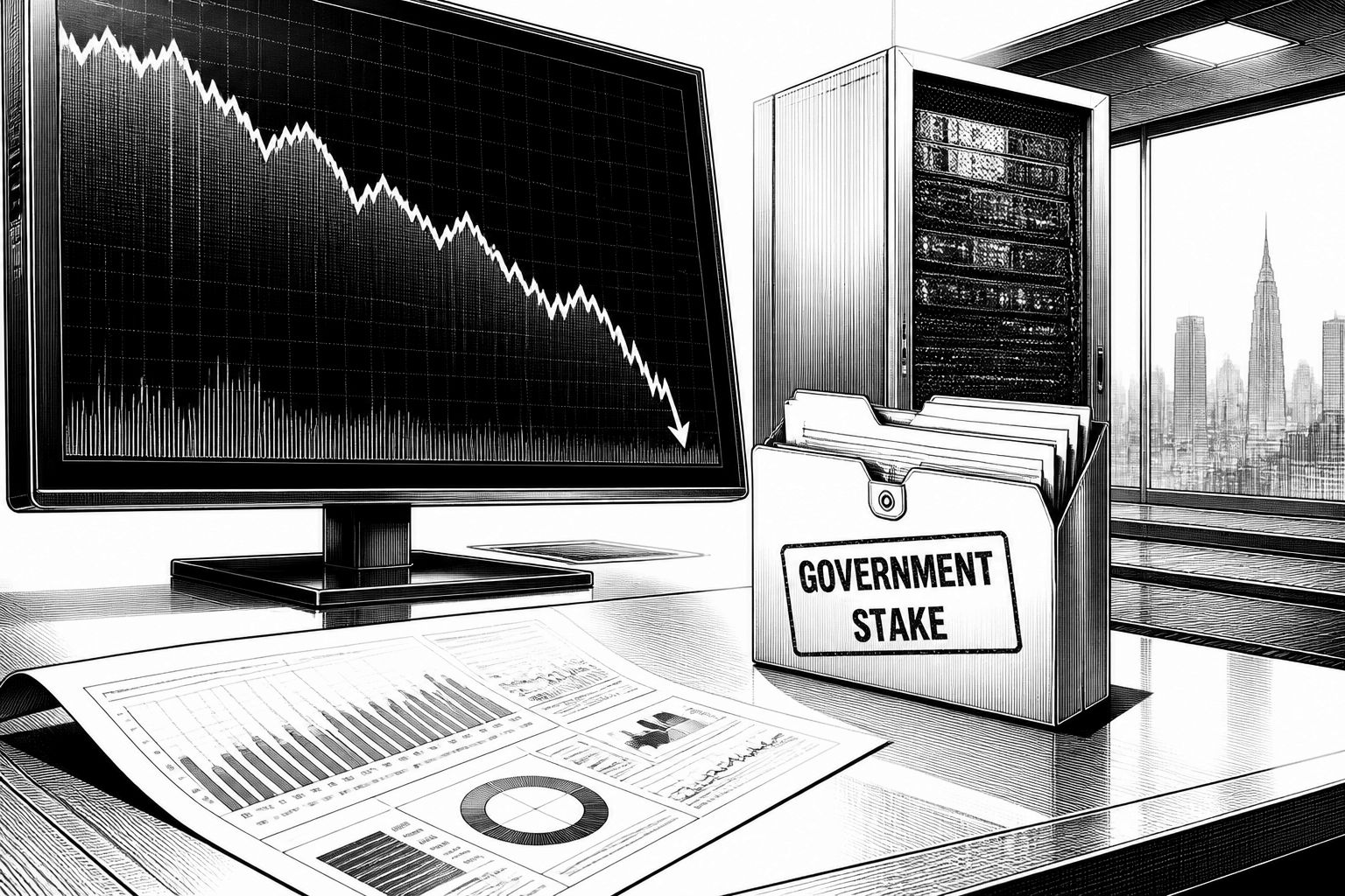 Intels Ausblick trifft den Kurs: Staat verliert 12 Milliarden US-Dollar an Beteiligungswert Intels Ausblick trifft den Kurs: Staat verliert 12 Milliarden US-Dollar an Beteiligungswert