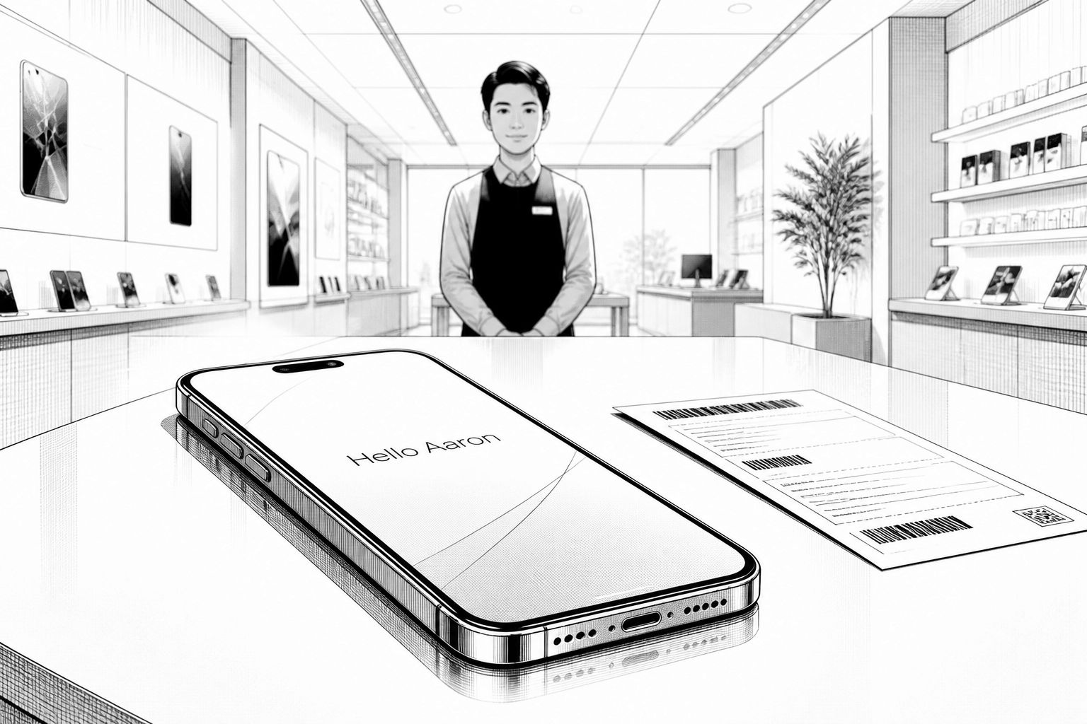 iPhone Duo im Apple Store mit persönlichem „Hello“-Gruß – Start unter Lieferdruck iPhone Duo im Apple Store mit persönlichem „Hello“-Gruß – Start unter Lieferdruck