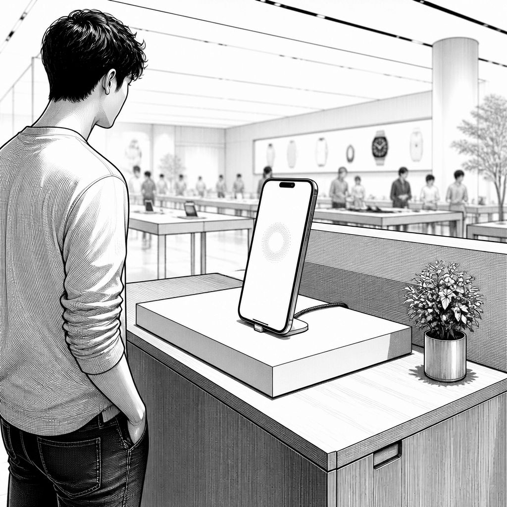 iPhone Duo: Begrüßung mit Namen beim ersten Start im Apple Store iPhone Duo: Begrüßung mit Namen beim ersten Start im Apple Store