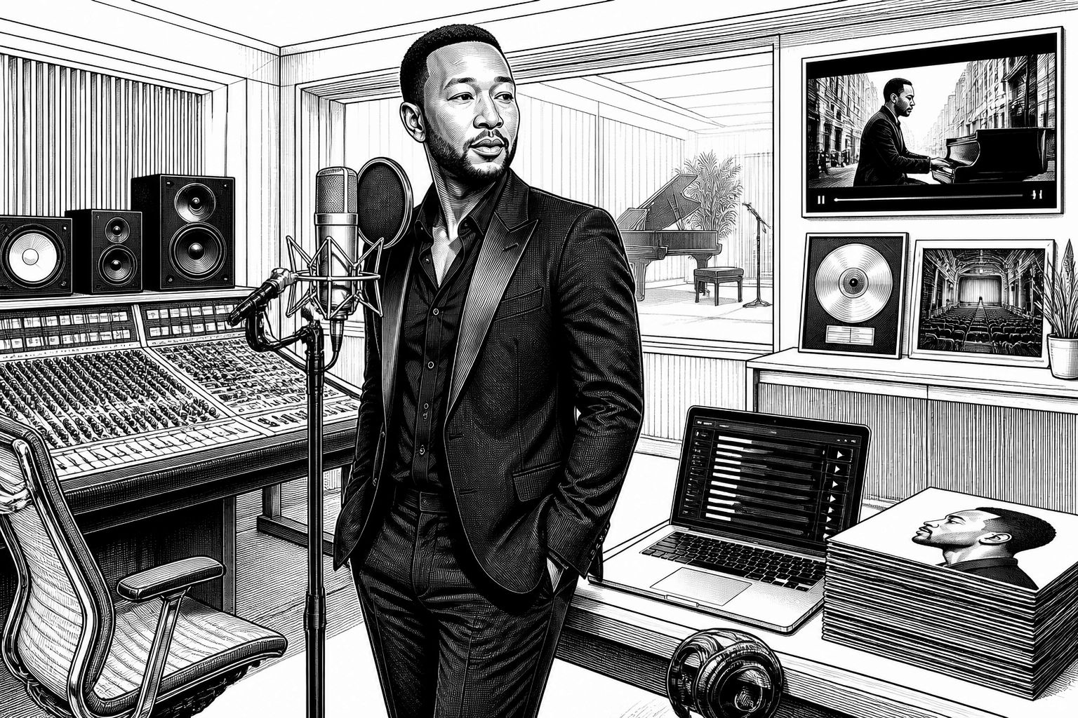 John Legend veröffentlicht „Muse“ – Pharrells komplette Produktion und neue Bühne John Legend veröffentlicht „Muse“ – Pharrells komplette Produktion und neue Bühne
