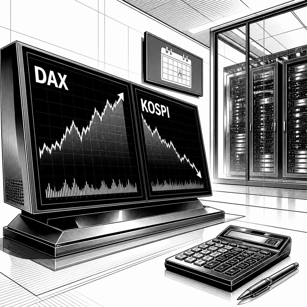 DAX schwankt nach Rekordchance: KI-Aussagen drücken KOSPI, Banken rücken nach vorn DAX schwankt nach Rekordchance: KI-Aussagen drücken KOSPI, Banken rücken nach vorn