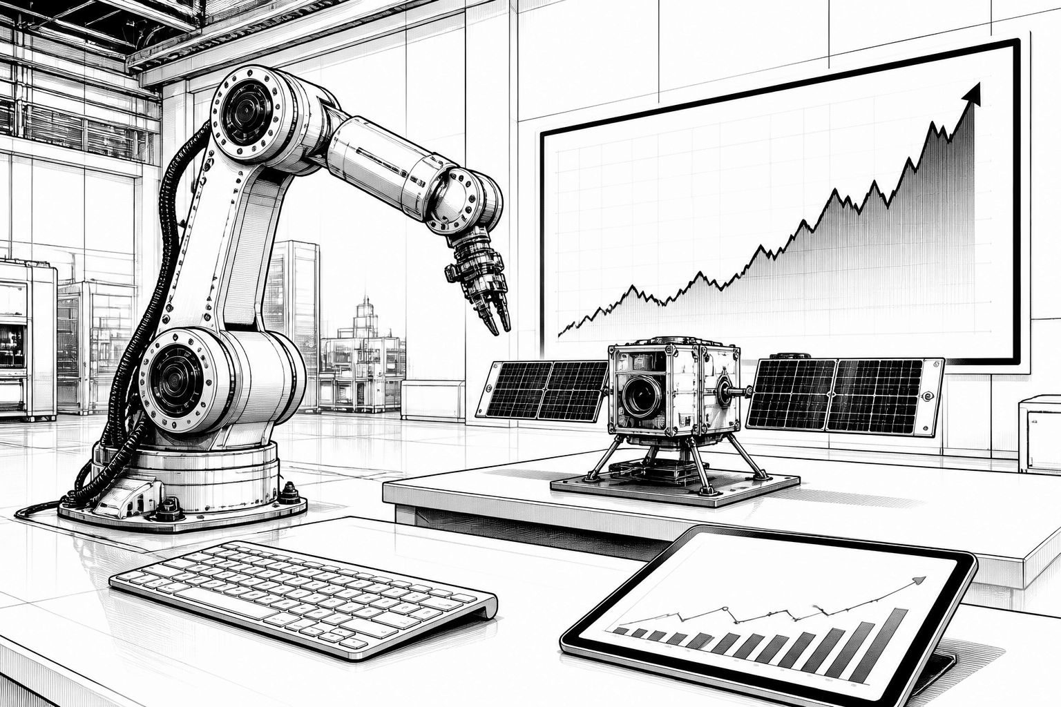 KI-getriebener ETF-Boom: Robotik- und Space-Infrastruktur werden tradierbar KI-getriebener ETF-Boom: Robotik- und Space-Infrastruktur werden tradierbar