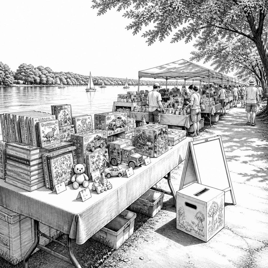 Secondhand im Fokus: Kinder- und Jugendflohmarkt am Auwaldsee in Lauingen Secondhand im Fokus: Kinder- und Jugendflohmarkt am Auwaldsee in Lauingen