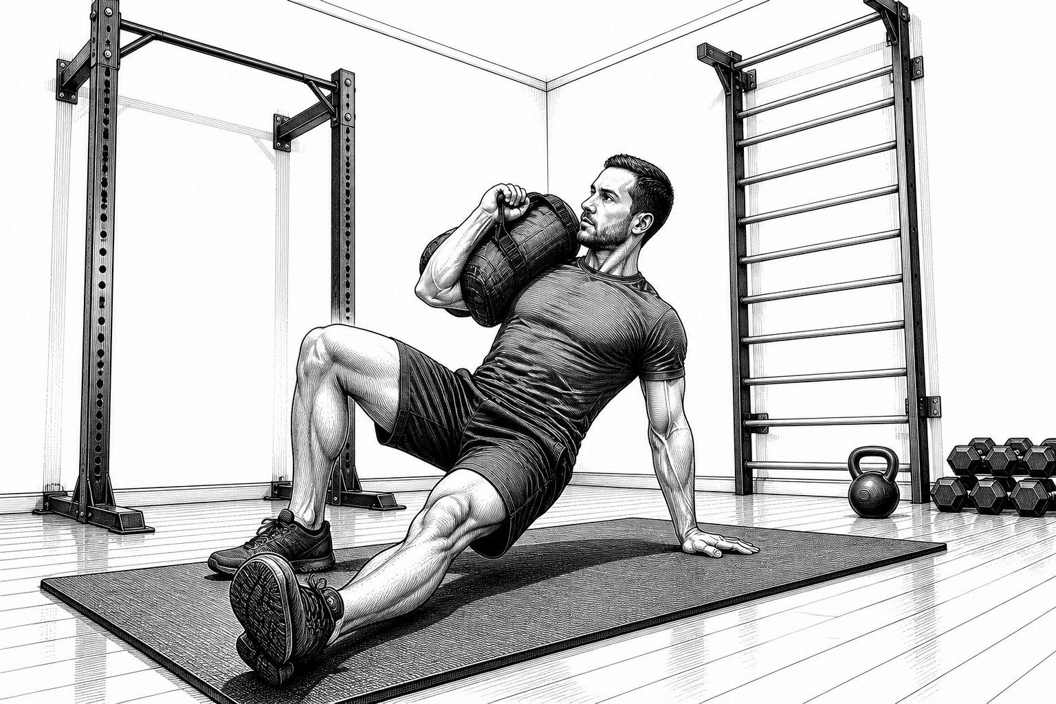 Klettergerüst & Sandbeuteltraining: Zwei bis vier Einheiten pro Woche Klettergerüst & Sandbeuteltraining: Zwei bis vier Einheiten pro Woche