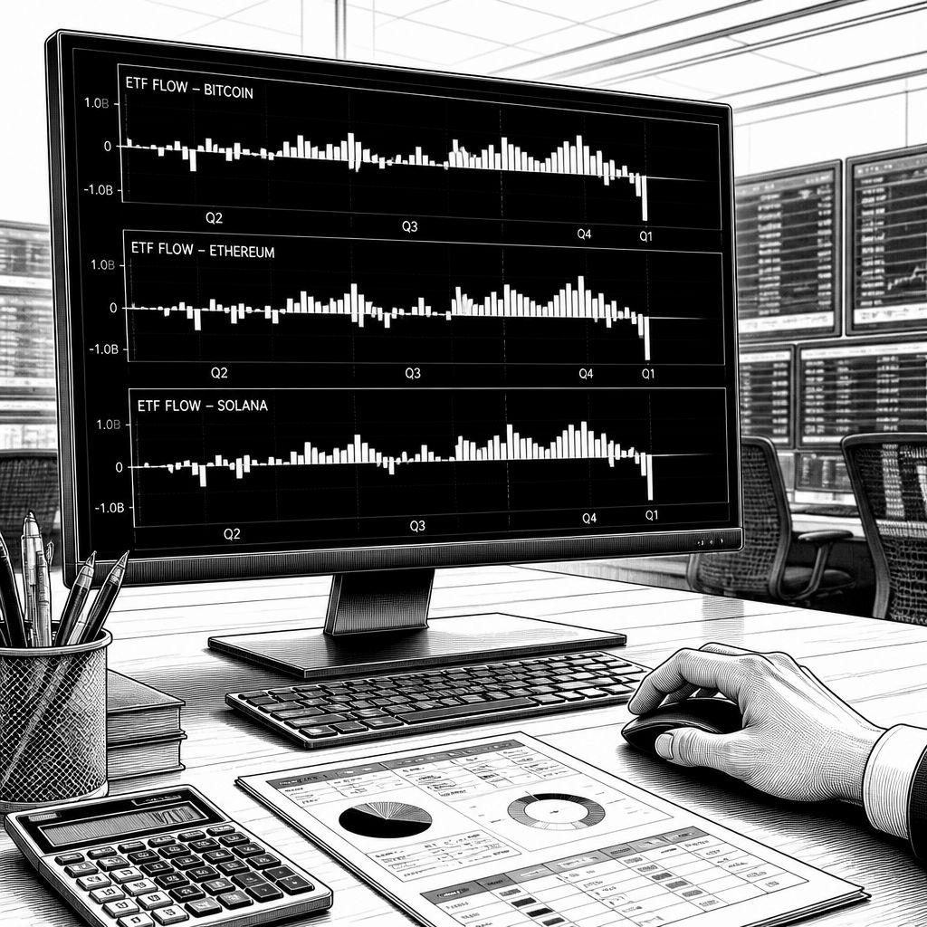 Krypto-ETFs am Quartalsende: Warum Bitcoin, Ethereum und Solana unterschiedlich reagierten Krypto-ETFs am Quartalsende: Warum Bitcoin, Ethereum und Solana unterschiedlich reagierten