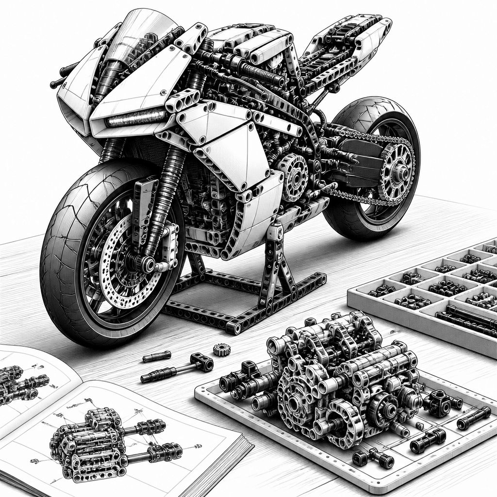 LEGO Technic Ducati Panigale V4S: 1.600 Teile, 216 PS im Maßstab LEGO Technic Ducati Panigale V4S: 1.600 Teile, 216 PS im Maßstab