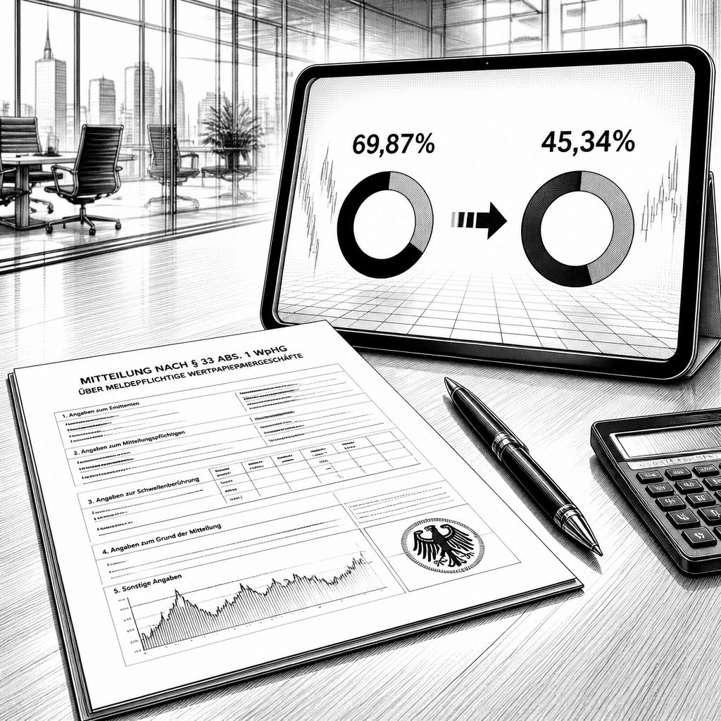 Leo International Precision Health: Stimmrechte sinken auf 45,34 % Leo International Precision Health: Stimmrechte sinken auf 45,34 %