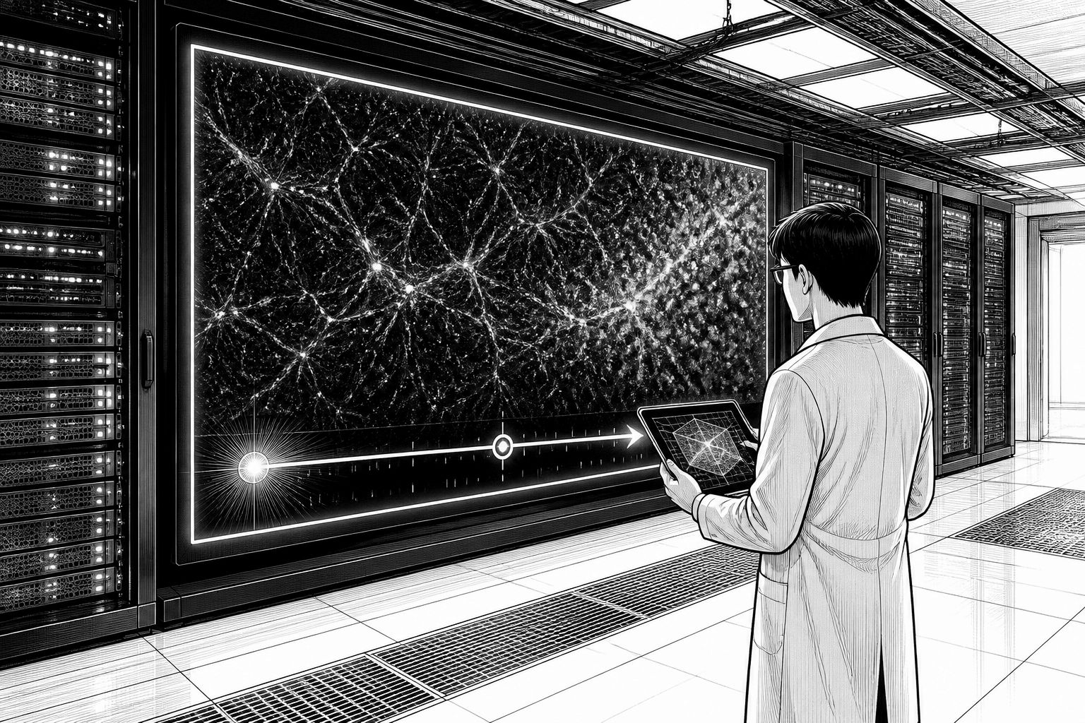 Lumina-Simulation: Supercomputer zeichnet das frühe Universum nach Lumina-Simulation: Supercomputer zeichnet das frühe Universum nach