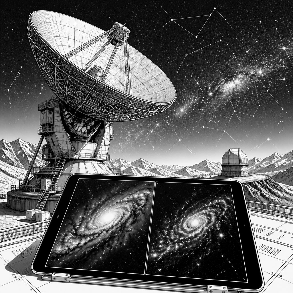 ALMA und ESO zeigen M83 in zwei Wellenbereichen – derselbe Spiralnebel, neues Licht ALMA und ESO zeigen M83 in zwei Wellenbereichen – derselbe Spiralnebel, neues Licht