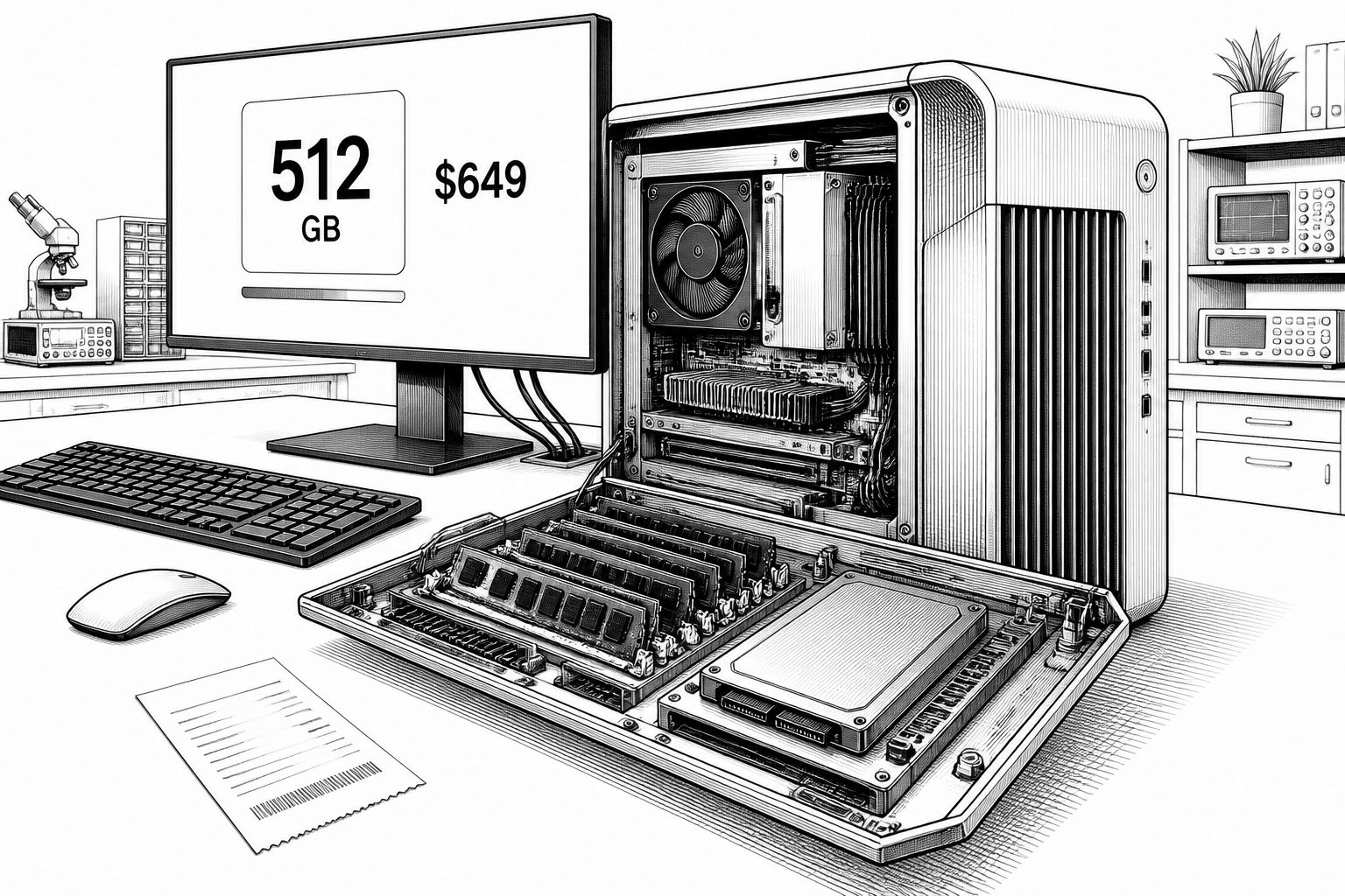 Mac Studio mit 512 GB Unified RAM: Apple verlangt bis zu 22.999 US-Dollar Mac Studio mit 512 GB Unified RAM: Apple verlangt bis zu 22.999 US-Dollar
