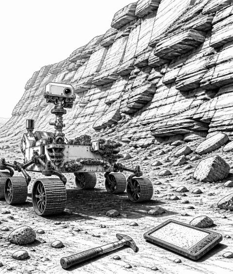 ai-mars-curiosity-mount-sharp-yardangs-panorama