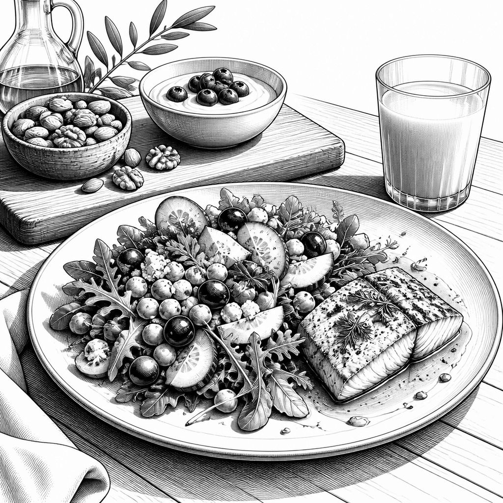 Ernährungsforscher Walter Willett: so sieht sein mediterranes „Plate“-Prinzip aus Ernährungsforscher Walter Willett: so sieht sein mediterranes „Plate“-Prinzip aus