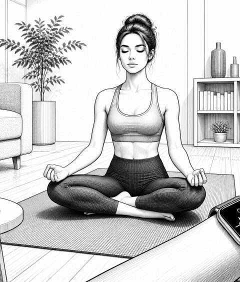 ai-menopause-yoga-stress-reduction
