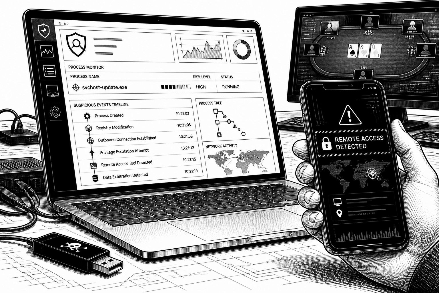 Poker-Cheating über Malware: MeshAgent kompromittiert Multi-Table-Tools Poker-Cheating über Malware: MeshAgent kompromittiert Multi-Table-Tools