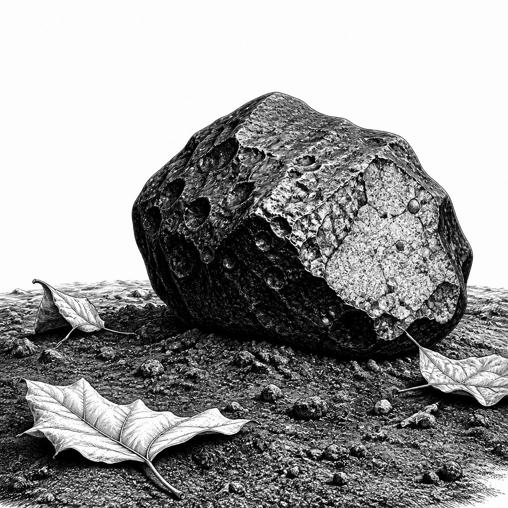 Warum viele Meteoriten außen schwarz sind – und wann sie anders aussehen Warum viele Meteoriten außen schwarz sind – und wann sie anders aussehen