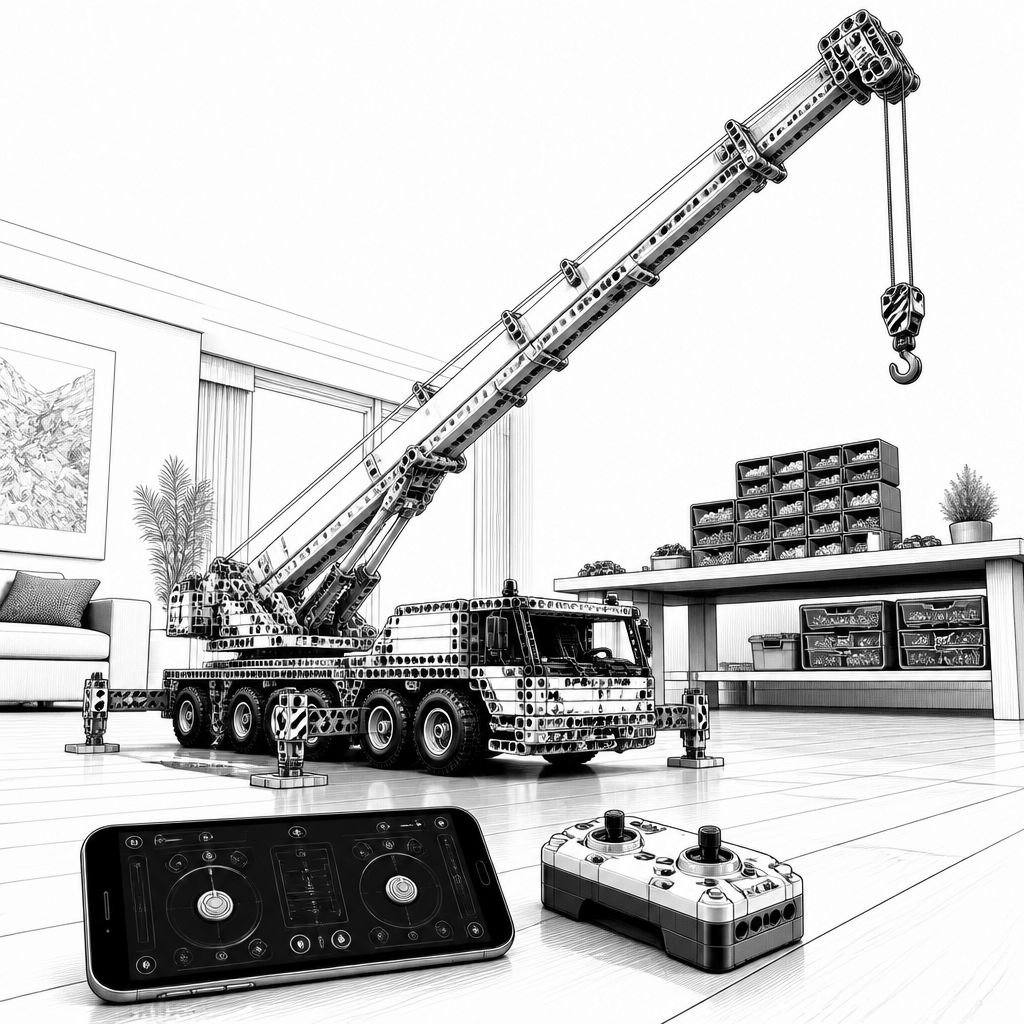 Mould King 17007: schwerer Technic-Kran mit 8.506 Teilen im Test-Fokus Mould King 17007: schwerer Technic-Kran mit 8.506 Teilen im Test-Fokus