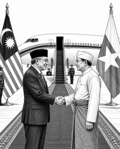 ai-myanmar-diplomatie-malaysia-asean-ueberblick