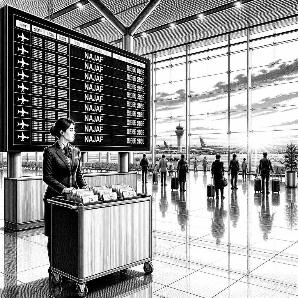 Flugverkehr zwischen Nadschaf und Iran startet wieder nach Sanktionspause Flugverkehr zwischen Nadschaf und Iran startet wieder nach Sanktionspause