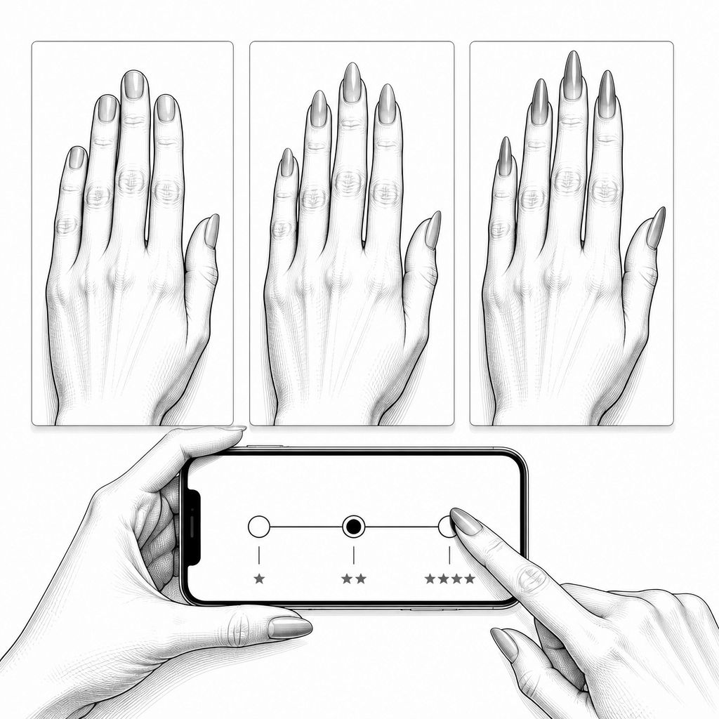 Studie: Nagellänge und -farbe beeinflussen wahrgenommene Attraktivität Studie: Nagellänge und -farbe beeinflussen wahrgenommene Attraktivität