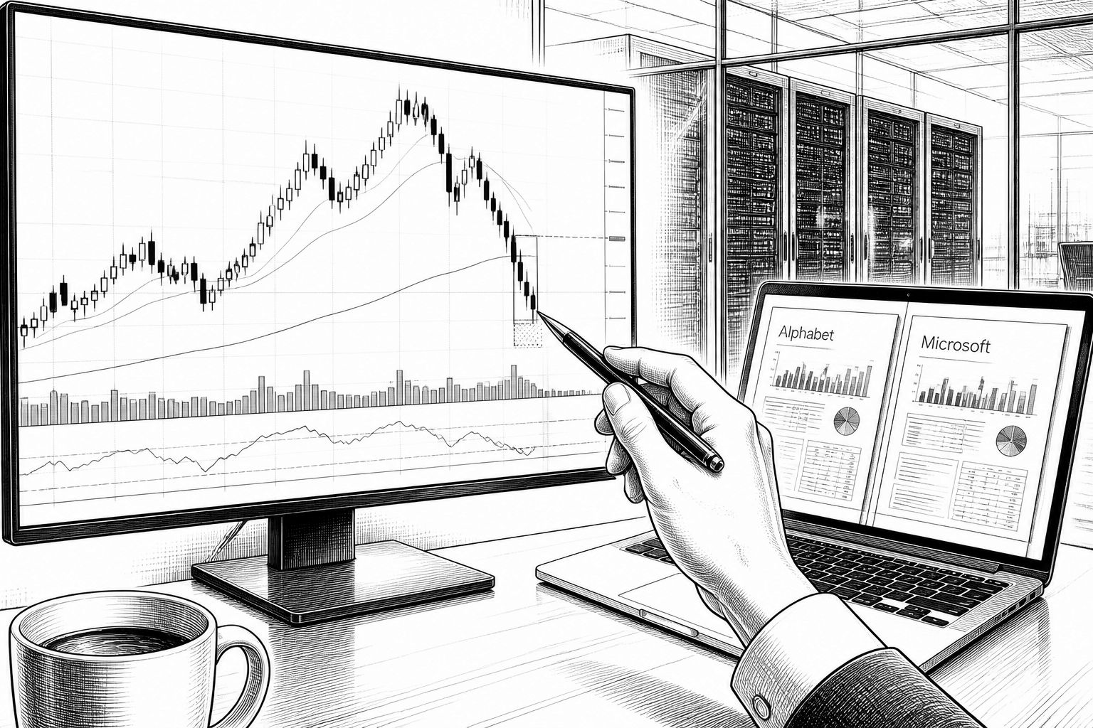 Alphabet und Samsung bremsen Nasdaq-Rally: Fokus auf KI-Ausgaben Alphabet und Samsung bremsen Nasdaq-Rally: Fokus auf KI-Ausgaben