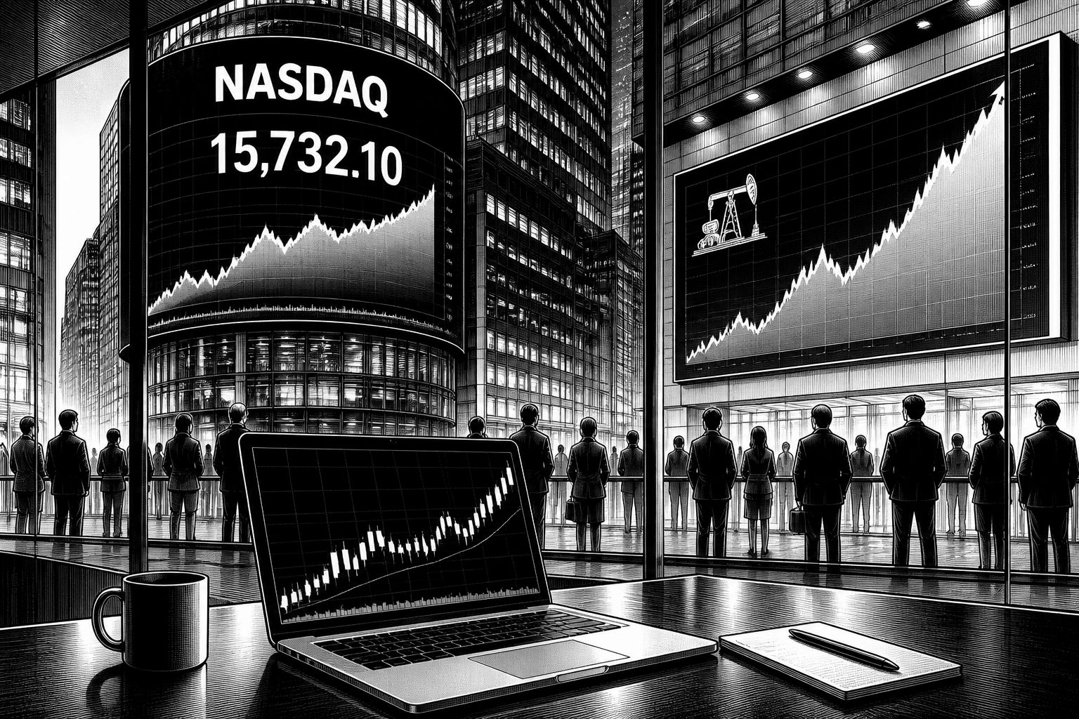 Nasdaq ohne Erholung: Ölpreis dämpft KI-Fantasie vor Fed-Zinsentscheid Nasdaq ohne Erholung: Ölpreis dämpft KI-Fantasie vor Fed-Zinsentscheid