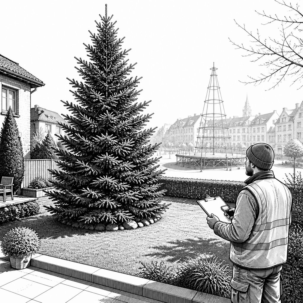 Neuburg sucht kostenlose Christbäume: Stadt übernimmt Fällung und Entsorgung Neuburg sucht kostenlose Christbäume: Stadt übernimmt Fällung und Entsorgung