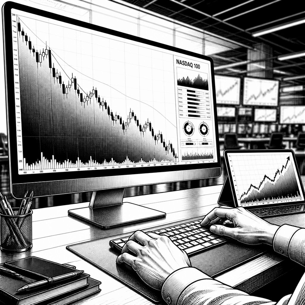 Techwerte unter Druck: NASDAQ fällt wegen KI- und Inflationssorgen Techwerte unter Druck: NASDAQ fällt wegen KI- und Inflationssorgen