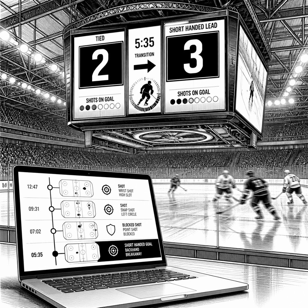 KI-gestützte Spielanalyse: Wie Special Teams und Events die NHL-Daten sichtbar machen KI-gestützte Spielanalyse: Wie Special Teams und Events die NHL-Daten sichtbar machen